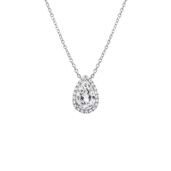 The Céleste Pear Diamond Necklace