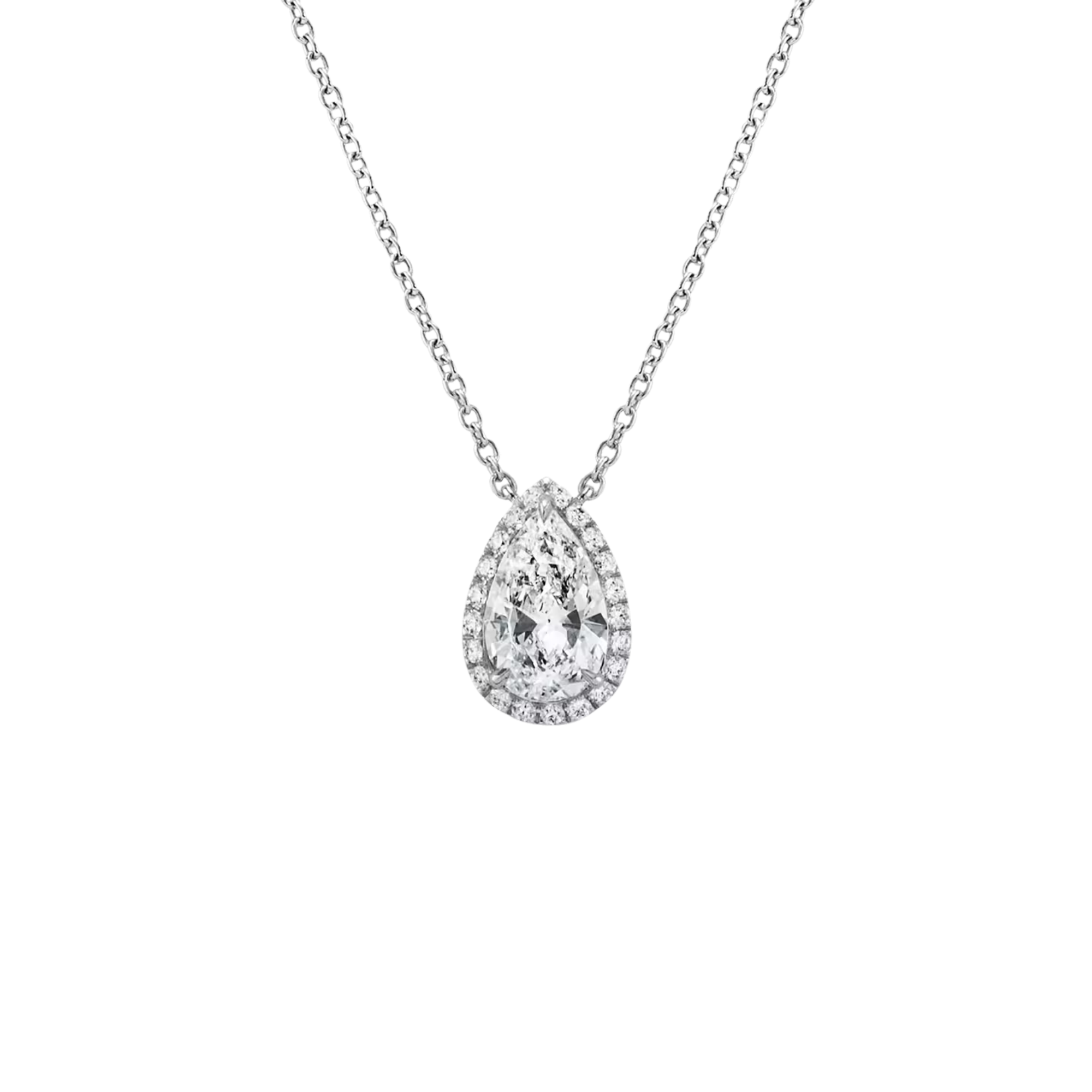 The Céleste Pear Diamond Necklace