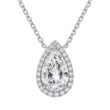 The Céleste Pear Diamond Necklace
