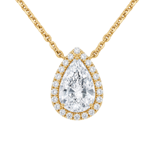 The Céleste Pear Diamond Necklace