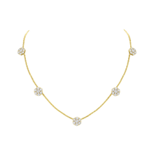 Belle Fleur Necklace, 5 flowers
