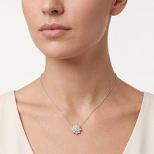 Sunflower diamond necklace